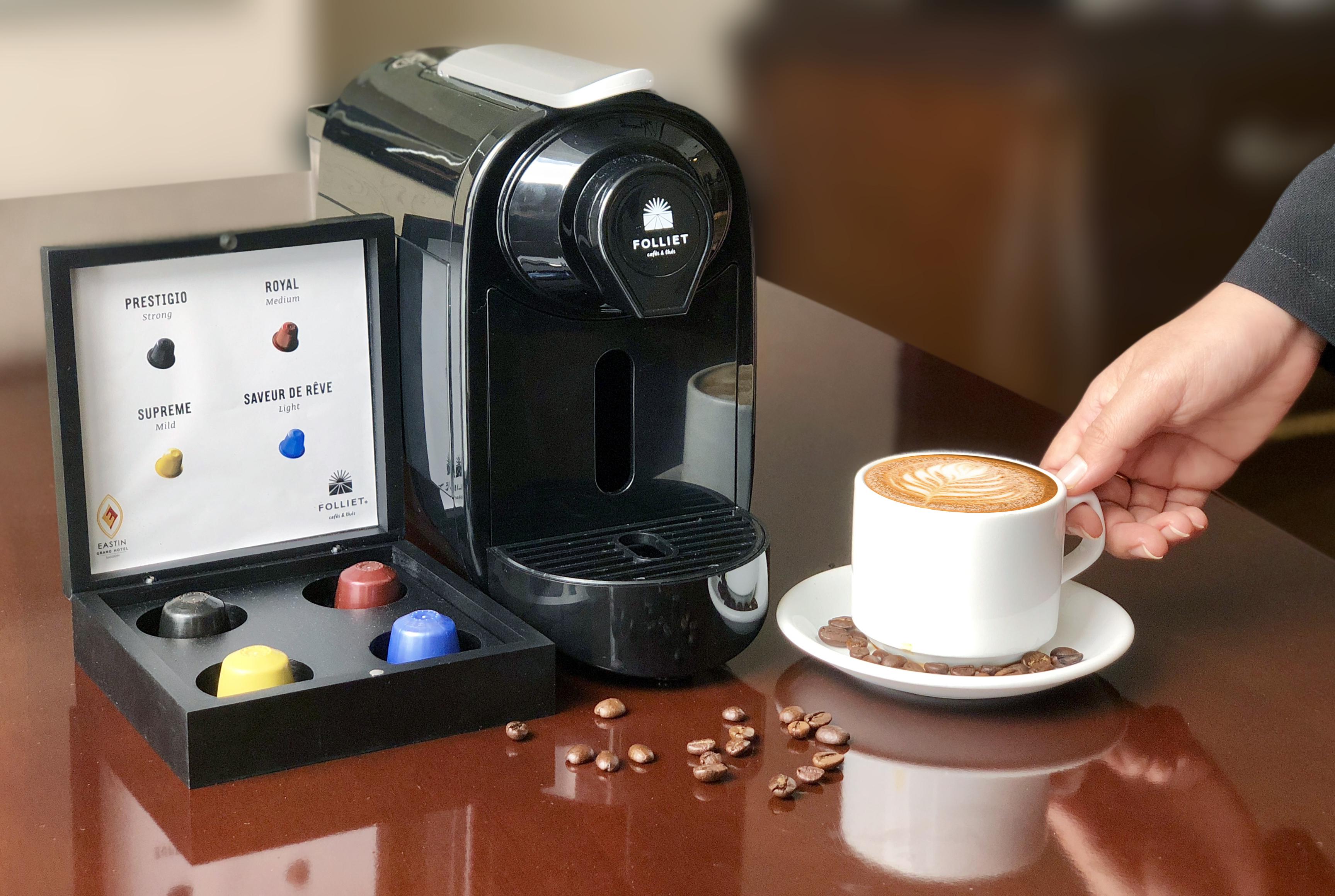 Eastin Grand Hotel Saigon Ho Chi Minh City Exterior photo A single serve coffee machine